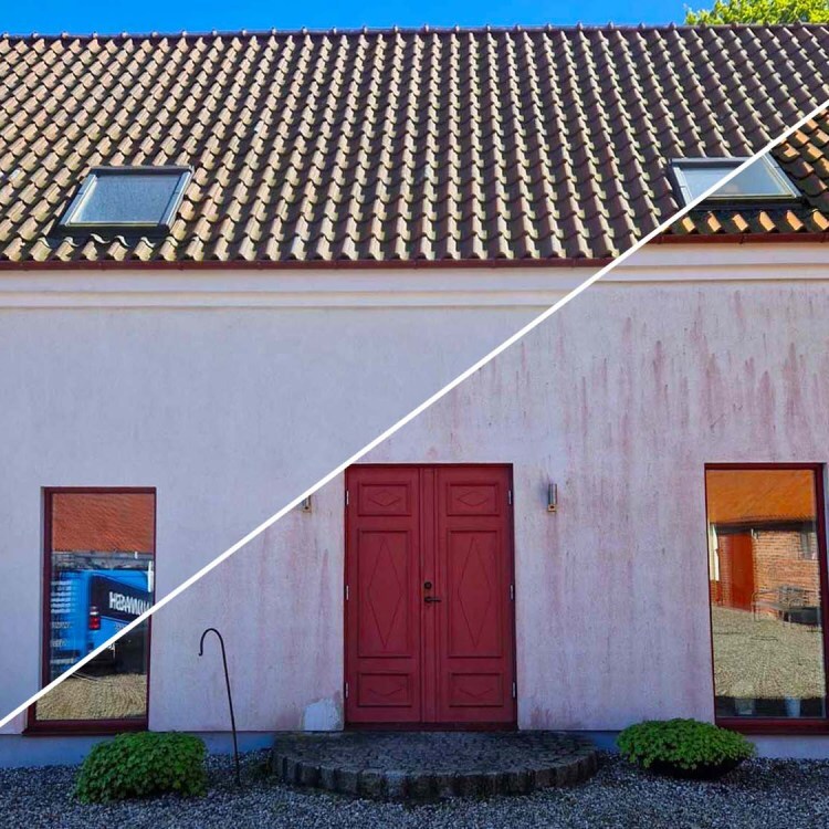 Fasadtvätt Sverige Före-Efter 2